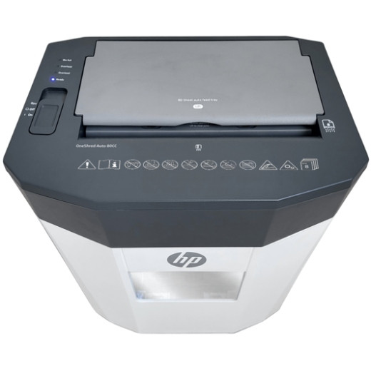 Знищувач документів HP OneShred Auto 80CC, A4, 80g х 8 листів, 4.3*12, 15 л., P-4 Винница - изображение 4