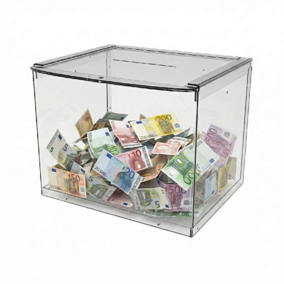 Ящик EKOSTAR без замка для пожертвований и сбора денег 260x200x200 Киев