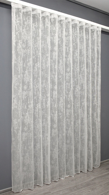 Тюль VR-Textil 1402т Мармур Жакард Кремовий 300х270 см (43-131) Київ - фото 3