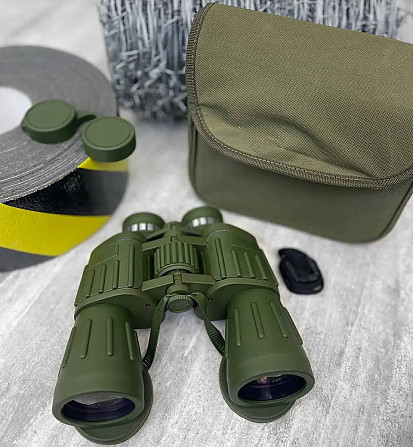 Тактический десятикратный бинокль Seeker Army 10x50WA (Оливковый) Винница - изображение 1