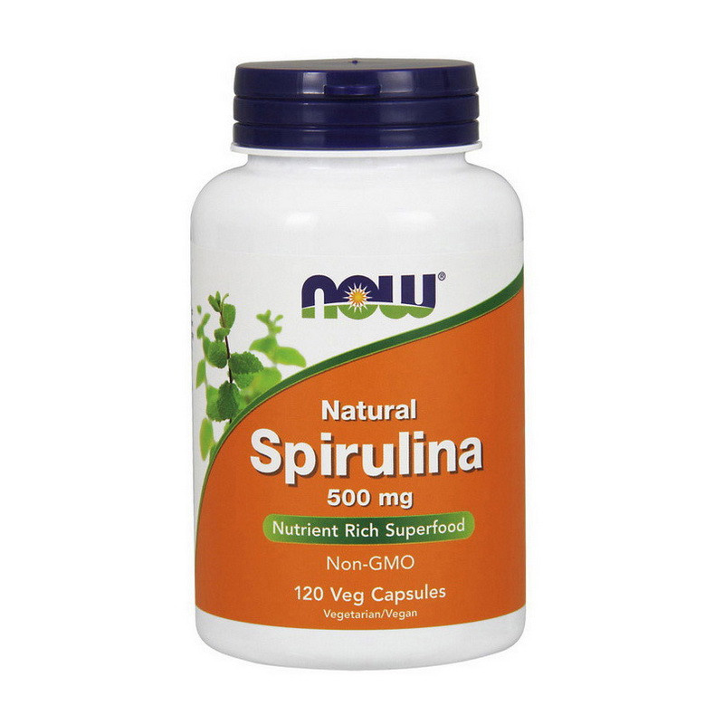 Natural Spirulina 500 mg (120 veg caps) Луцк - изображение 1