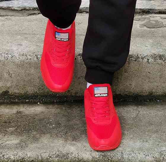 Кроссовки Красные NIke 90 Женские с Амортизацией Найк (размеры: 36,37) Днепр