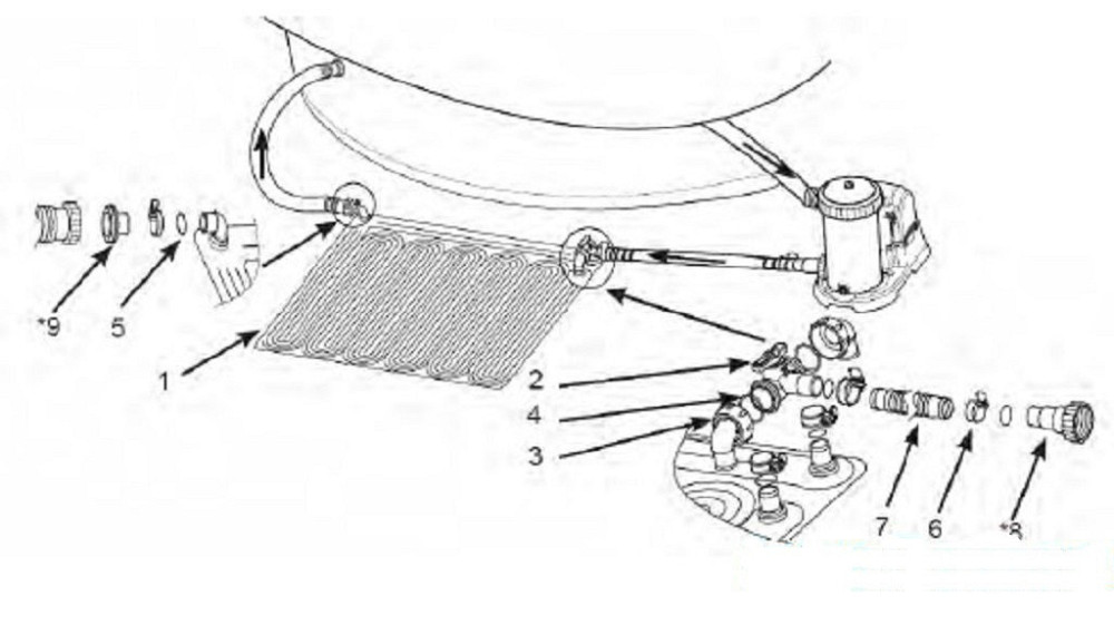 Нагреватель-коврик для бассейна intex 28685 Киев - изображение 2