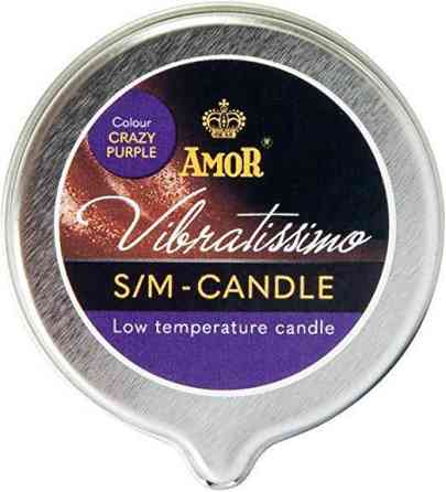 Масажна свічка - Vibratissimo Crazy Purple, 50 мл Sex Aura Київ
