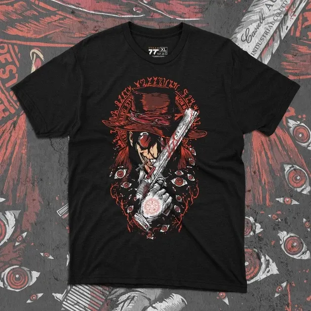 Футболка чоловіча з  принтом Хелсінг 2 Розмір 48 Anime0124 Дніпро - фото 1