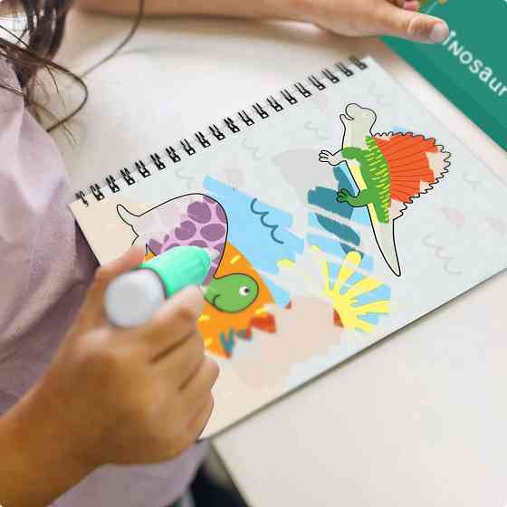 Набір водних розмальовок "Динозаври" 300310 з маркером для води Вінниця