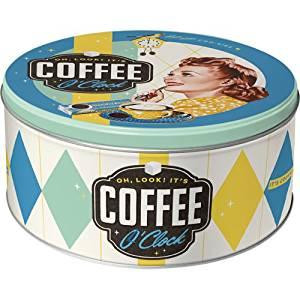 Коробка для зберігання "Round L Coffee O'Clock" Nostalgic Art (30606) Рівне - фото 1