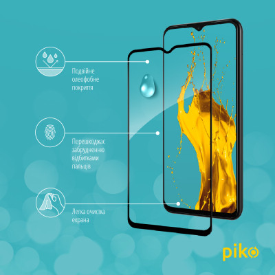 Стекло защитное Piko Samsung A13 4G (1283126524257) Винница - изображение 5