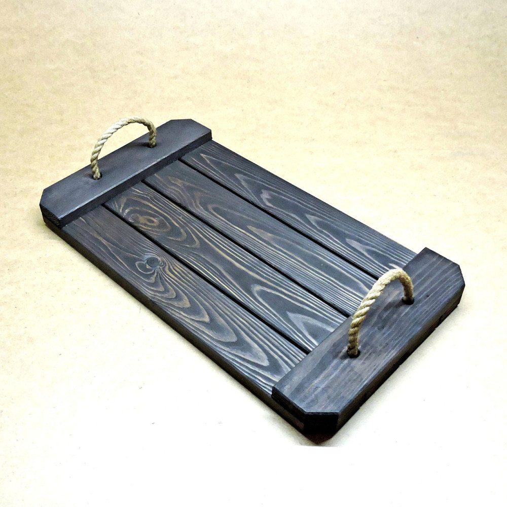 Піднос дерев'яний "Брюссель" венге Миколаїв - фото 6