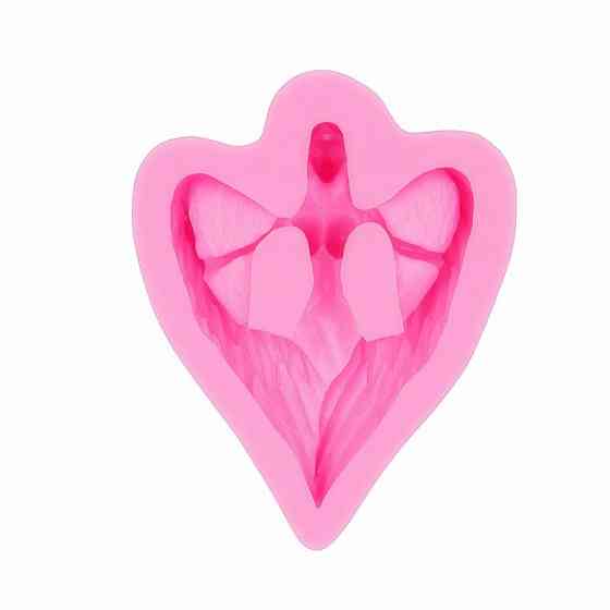 Молд силіконовий Ангел 58 на 46 мм рожевий Київ