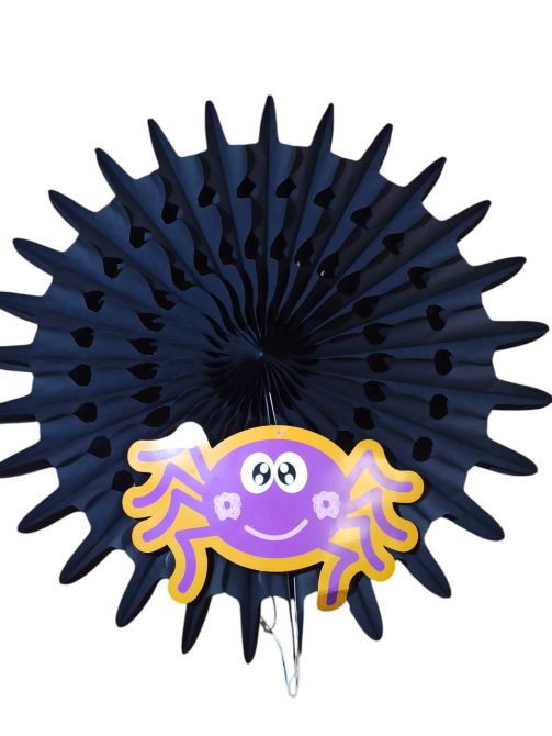 Підвіска декоративна Павук у павутинні для Хелловіна 50 діаметр різнокольоровий Київ - фото 2