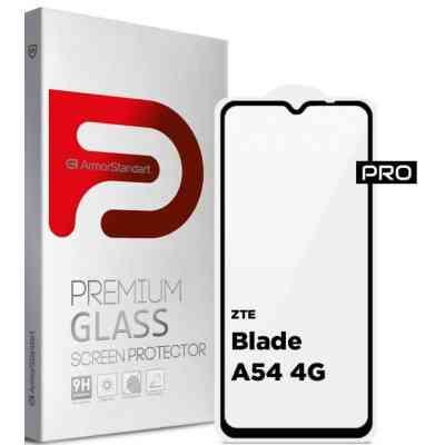 Скло захисне Armorstandart Pro ZTE Blade A54 4G Black (ARM70683) Вінниця