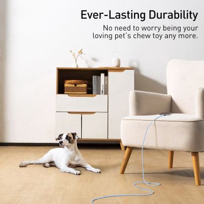 Дата кабель USB 2.0 AM to Lightning 2.0m 2.4A Jelly Liquid Silica Gel Blue Baseus (CAGD000103) Вінниця - фото 6