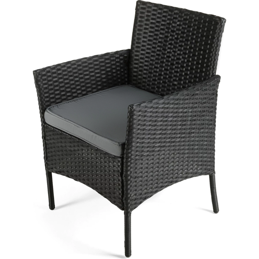 Набір меблів з ротанга LUXURY для саду, балкона, тераси та дачі, зручний комплект: стіл і два крісла Київ - фото 7