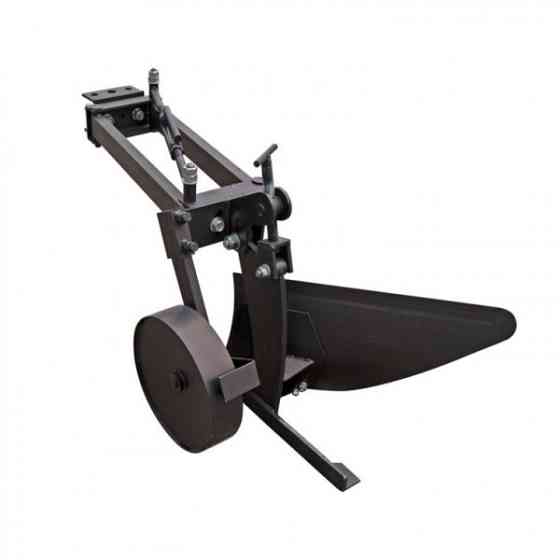 Плуг для мотоблока Zirka-61 (опорне колесо, довга рама) (захват 20 см) (ПЛ8) Харьков