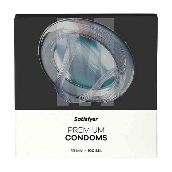 Презервативы – Satisfyer Premium Condoms 53 мм (M), 100 шт. Sex Aura Киев