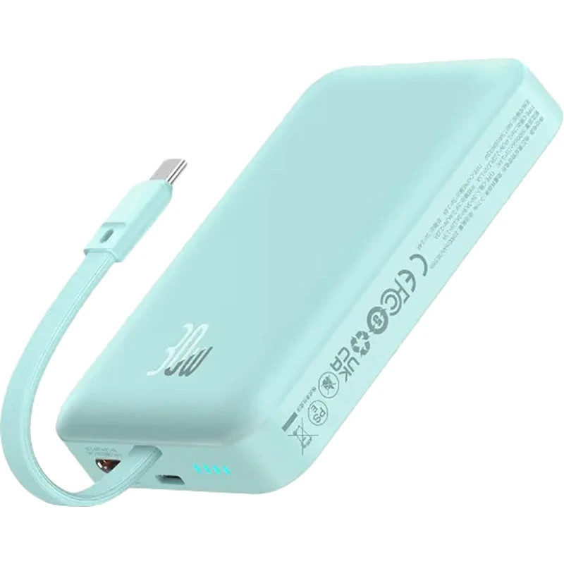 Універсальна мобільна батарея Baseus Magnetic Mini 10000 mAh, 30 W Blue (P1002210B333-00) ( 13143 ) Харків - фото 8