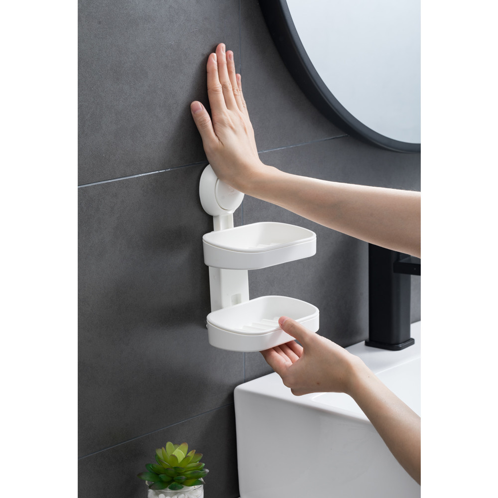 Мильниця на вакуумному присоску подвійна s42 142×111×201мм AQUATICA (9784290) Київ - фото 7