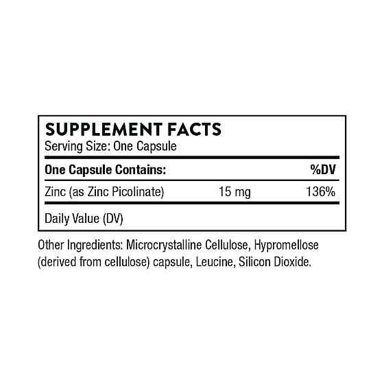 Zinc Picolinate 15 mg - 60 caps Луцьк