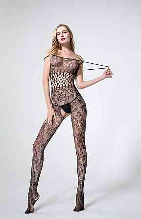 Эротический бодистокинг кружевной из сетки, женское секси белье,универсальный размер рост:145–185 см, One Size черный,70151 Каменец-Подольский