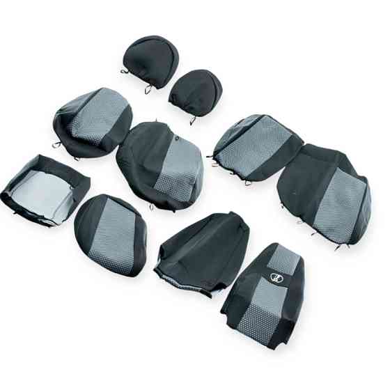 Чехлы салона ваз 1118-19 калина серые ткань Мукачево