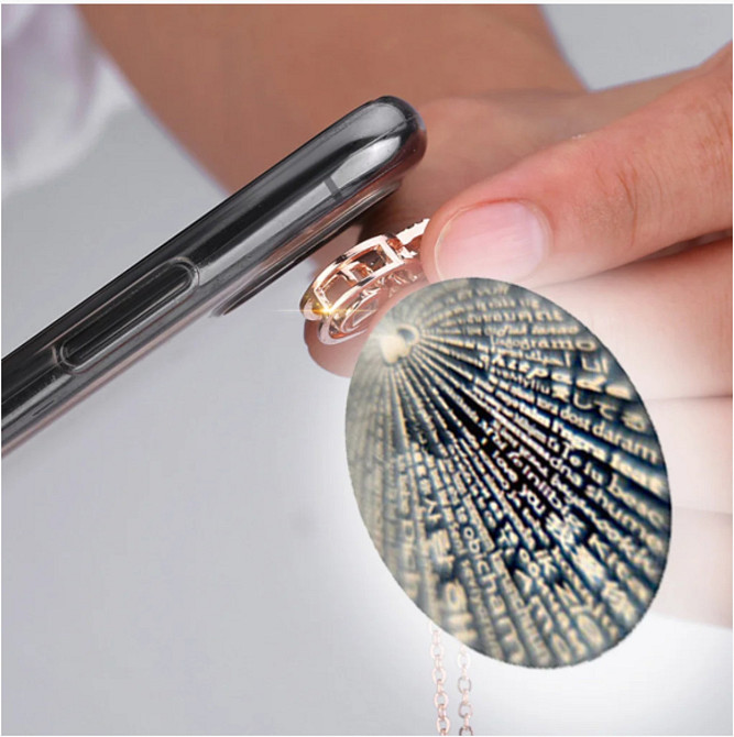 Кулон з проекцією Я тебе люблю 100 мовами Київ - фото 3