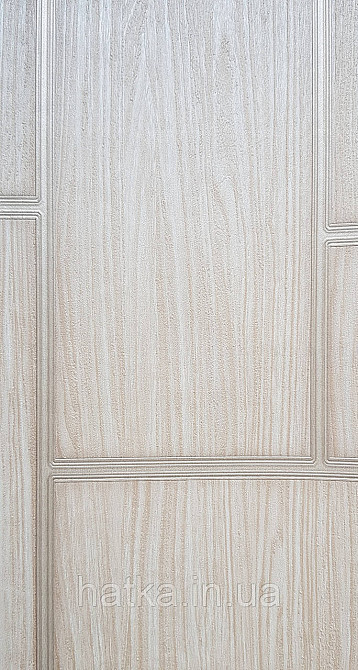 Шпалери вінілові на флізеліні AdaWall Roka 1.06х10 під плитку структурні бежеві смужки біле золото 23108-3 Київ - фото 2