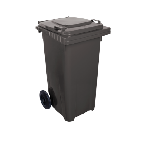 Контейнер для ТПВ 120л пластик темно-сірий Євро Алеана Житомир - изображение 1