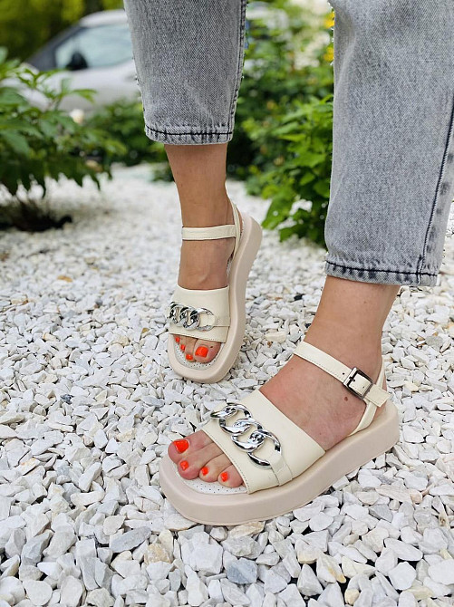 Asti Босоніжки жіночі ASTI P06 бежеві (літо, шкіра натуральна) (4432) Коломыя - изображение 8