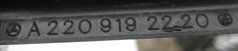 Mercedes-Benz  A2209192220 9B51 Зовнішня задня кришка санки правого сидіння антрацит S-Class W220 Одесса - изображение 2