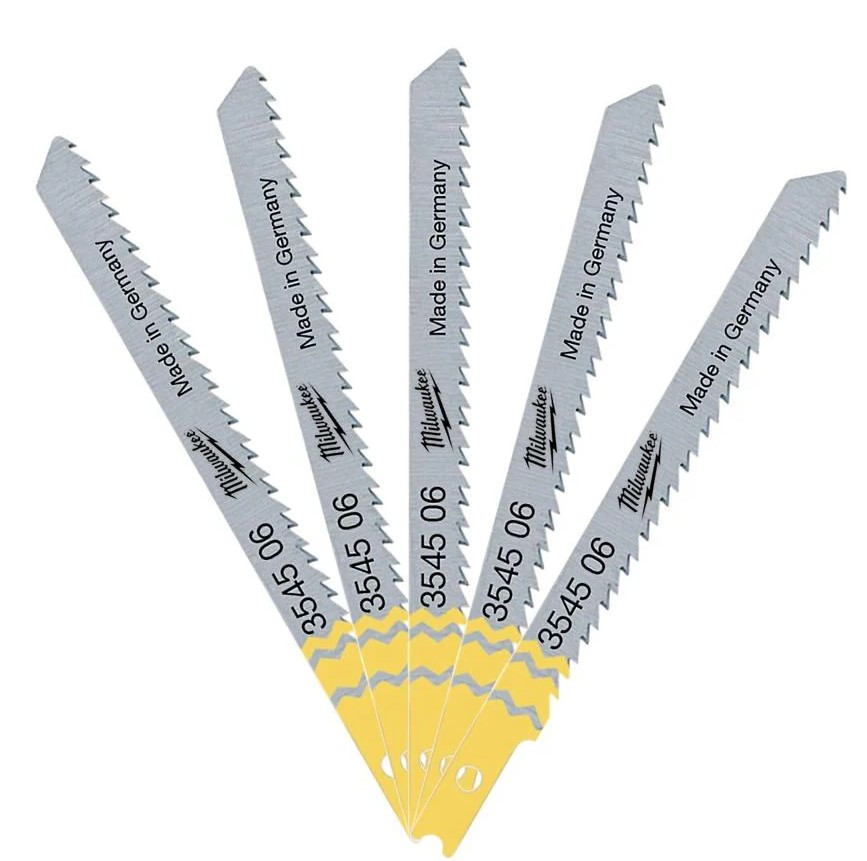 Полотна для лобзика А5035/А5041 MILWAUKEE, 75мм/ крок зуба 2,5мм, (5шт) Одесса - изображение 2