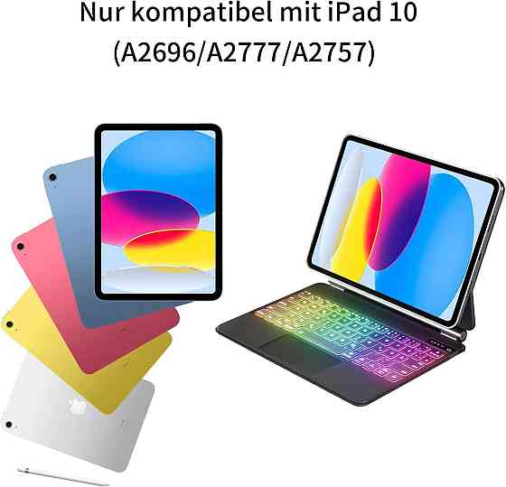 Клавиатурный чехол для iPad 10/11 (A16) 2022/2025 10.9/11