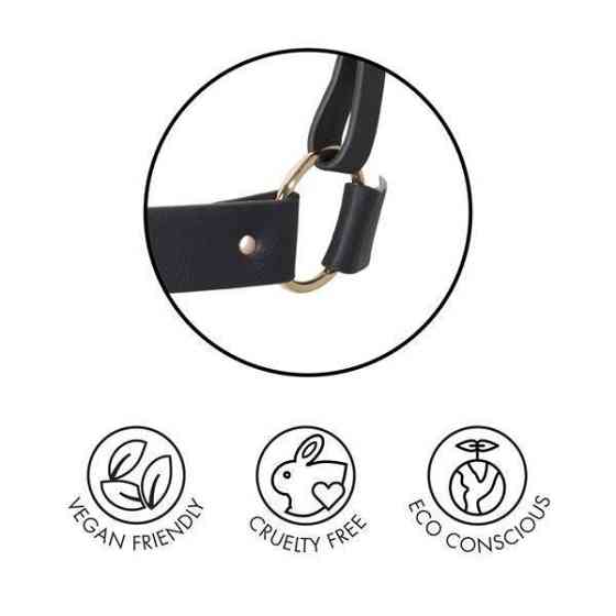 Портупея Bijoux Indiscrets MAZE - X Harness Black, экокожа Sex Aura Киев