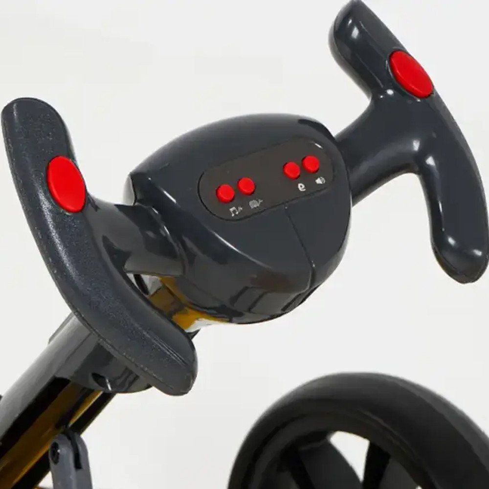 Электрокарт детский 6км/час, до 50кг, 86х54х48.5см, HL-B6, Черный / Электрический карт складной / Детский электромобиль Киев - изображение 8