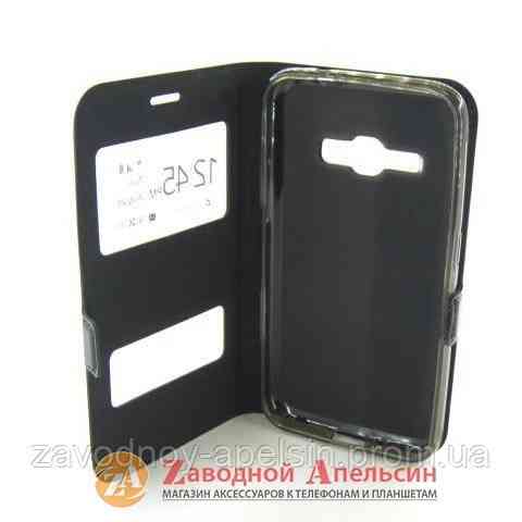 Чехол книжка Samsung J1 J120 2016 Smart Case black Одесса
