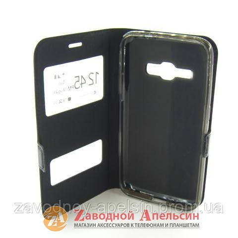 Чохол книжка Samsung J1 J120 2016 Smart Case black Одеса - фото 3