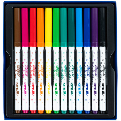 Фломастеры Kite Creative Superwashable 12 цветов (K-1152) Винница - изображение 3