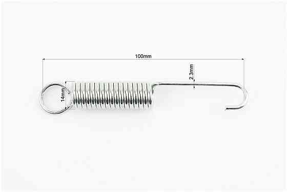 Пружина підніжки бічної (≈L105мм, D14мм, 17 витків) Київ