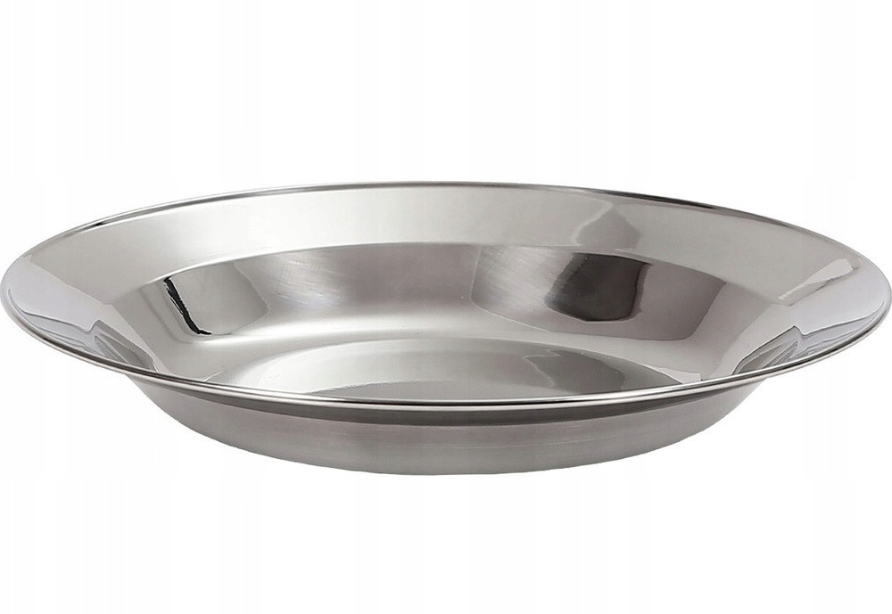 Тарілка діаметром 22 см для їжі Mil-Tec від Sturm (14684000) Нержавіюча сталь Нововолинськ - фото 2