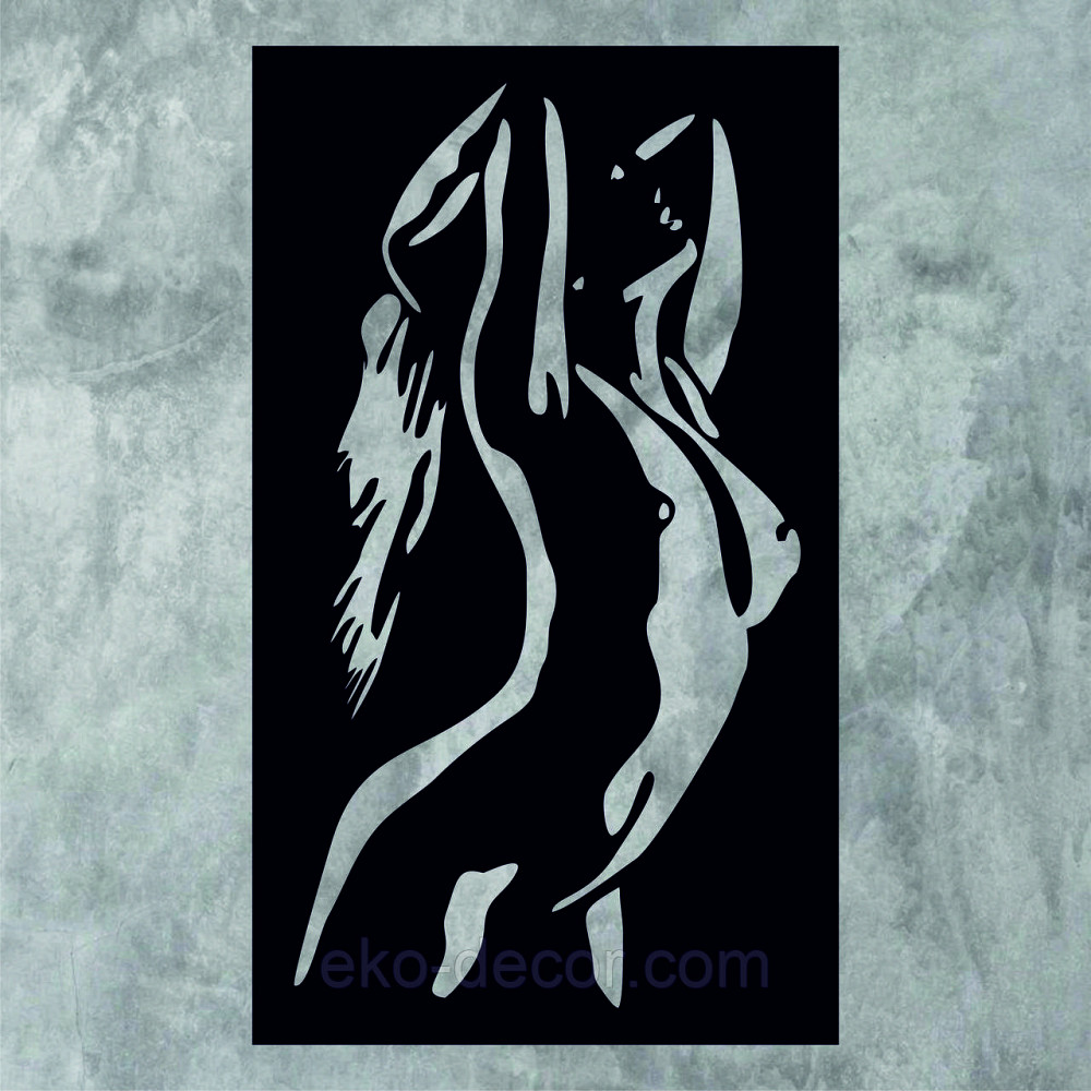 Декоративне настінне Панно «Силует жінки», Декор на стіну Київ - фото 8