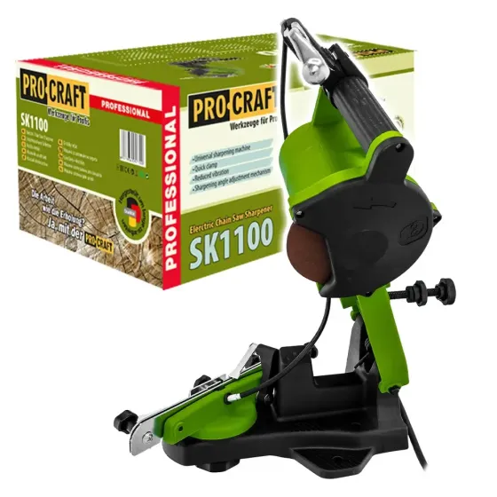 Верстат для професійної заточки ланцюгів Procraft SK-1100 5700 об / хв  для рівної заточки ланцюгів бензопили диск 108 мм Львів