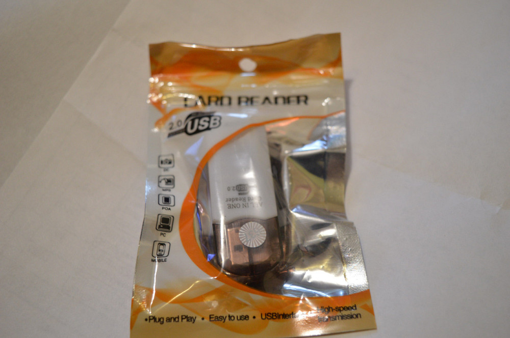 Картридер micro 4in1 пластик тех.пакет (Mix) 2 Полтава - изображение 1