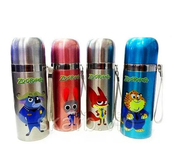 Металевий термос Дитячий на 350ml Для дітей зі Стаканчиком Дніпро - фото 1