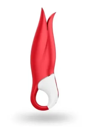 Вибратор в форме Цветка с мягкими лепестками Satisfyer Vibes Power Flower, красный Sex Aura Киев