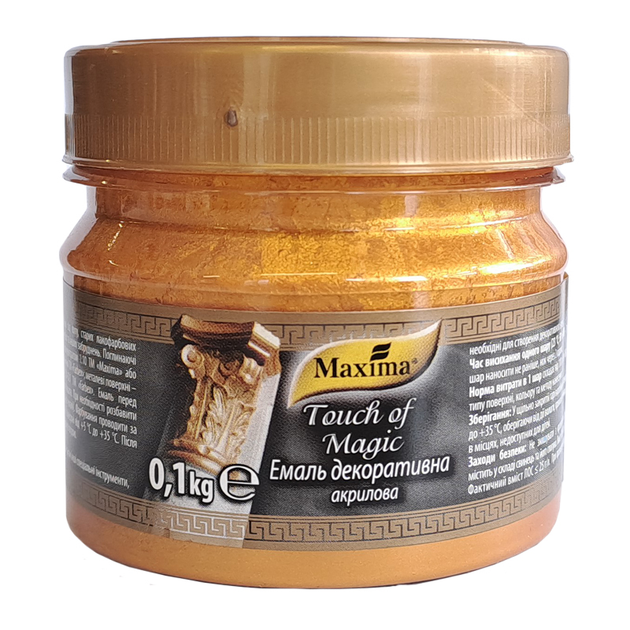 Эмаль декоративная акриловая красное золото ТМ 