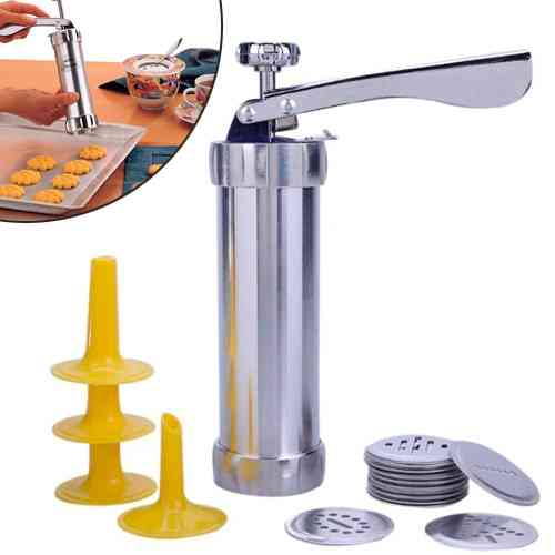 Кондитерский шприц пресс для теста крема и 24 насадки, нержавейка Винница