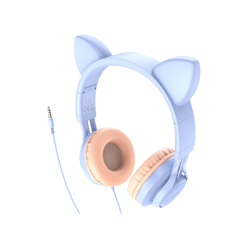 Навушники Veron W36 з мікрофоном Cat ear Dream Blue Житомир