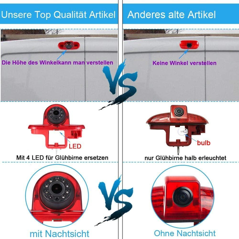 Камера заднего вида Fiat Opel Vivaro Renault Trafic AHD 720-1080 с углом обзора 170° KA-456-LN Винница - изображение 5