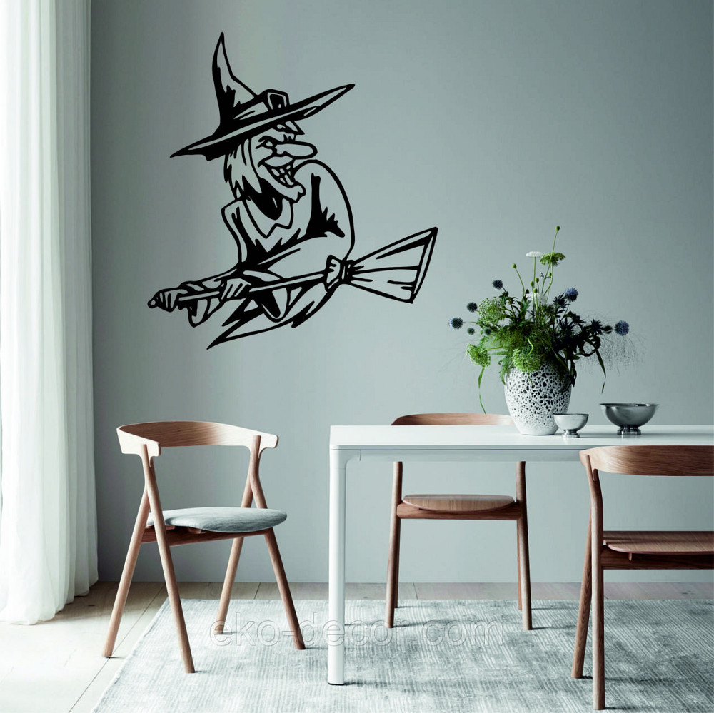 Декоративное настенное Панно «Ведьма с метлой», Декор на стену Киев - изображение 6