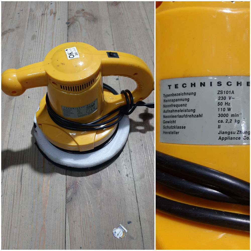 Машинка для полірування авто Technische date zs101a (Б клас) Луцк - изображение 1